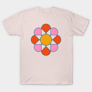 Retro Vintage Flower Pattern #1 T-Shirt